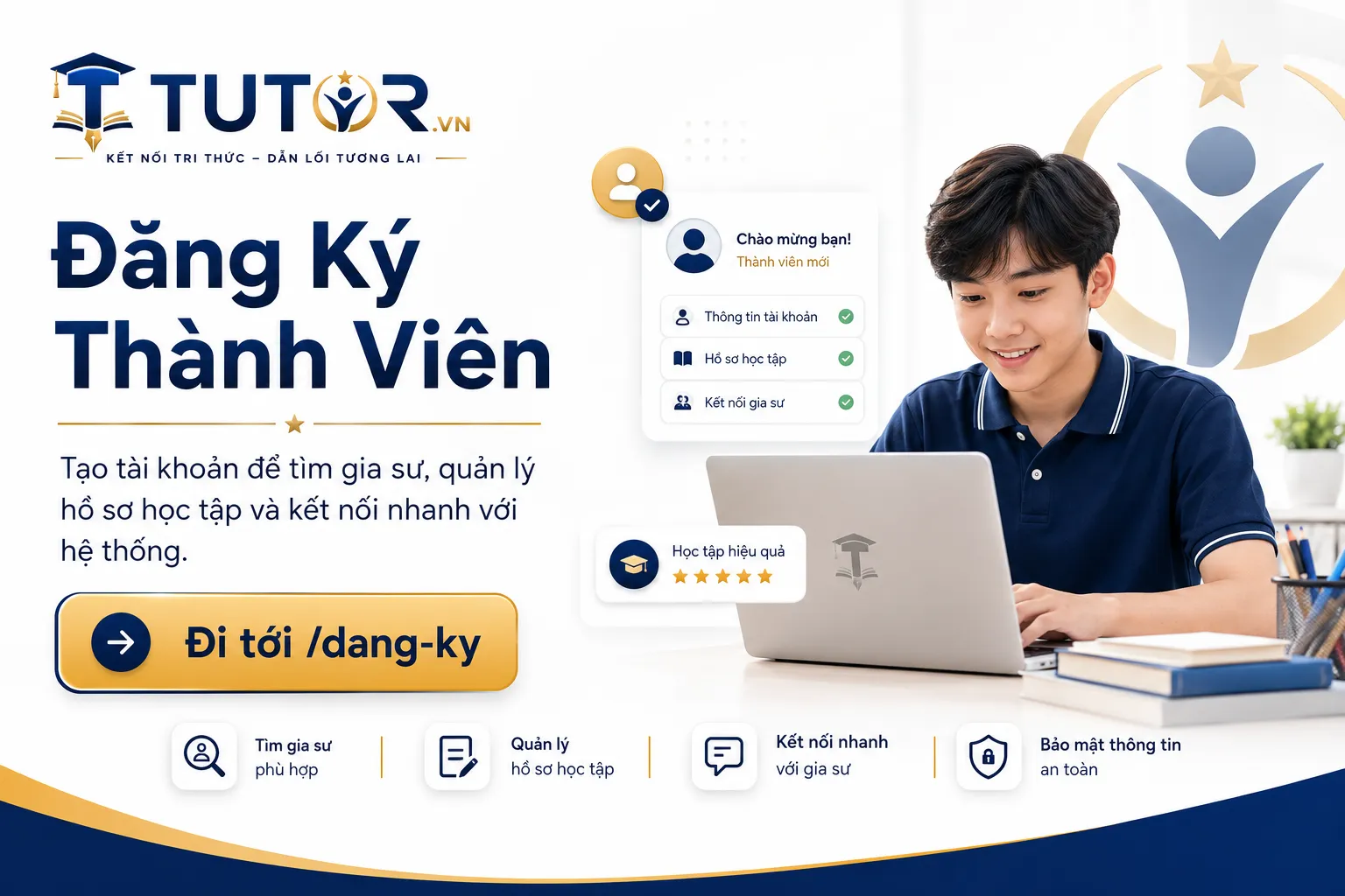 Đăng ký thành viên Tutor.vn